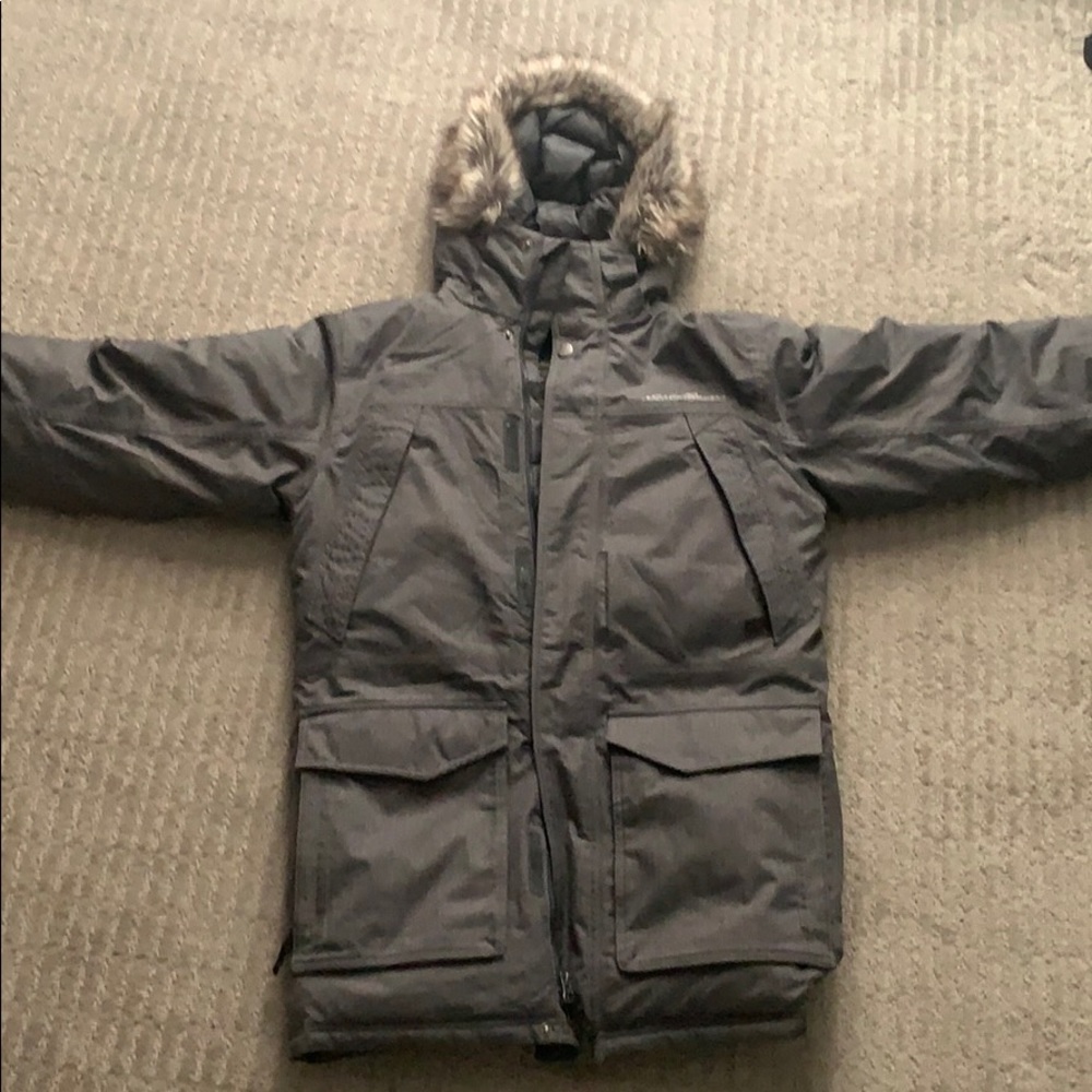 Grey Eddie Bauer Parka size small